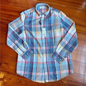 Southern Tide Multicolor Plaid Button Down Shirt